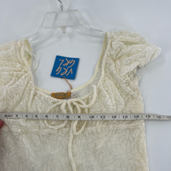 Sheer Cream Maxi Dress VRG GRL - Picture 15 of 16